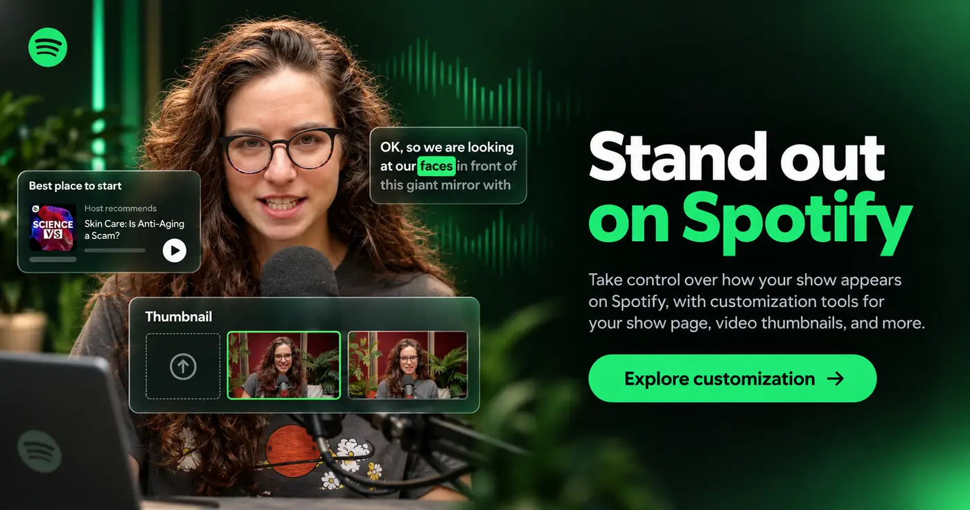 Spotify creator customization interface